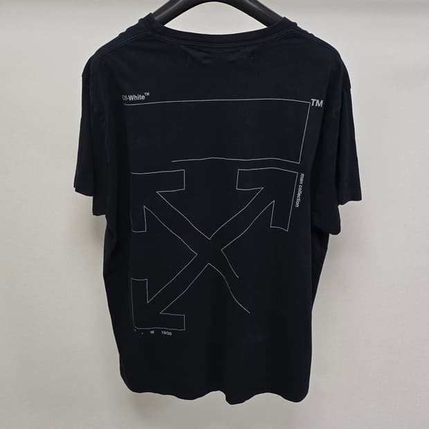 오프화이트 백로고 반팔 티셔츠 s사이즈 105 110 판매