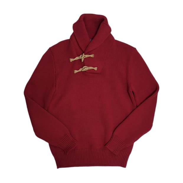 폴로 떡볶이 숄카라 울 니트