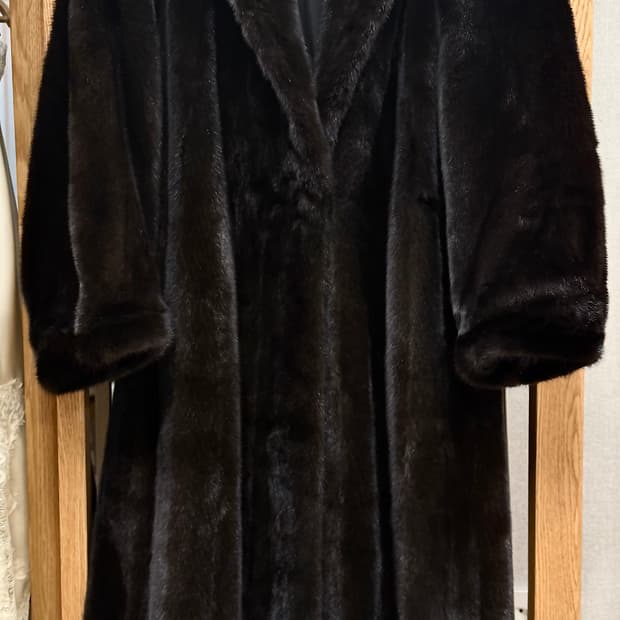 밍크롱코트 재팬빈티지