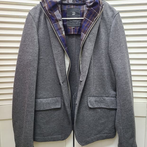 빔즈 후드 코튼 블레이저 자켓