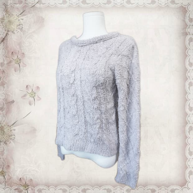 Axes Femme 엑시즈팜 히메갸루 폭닥 젤라또 와플 꽈베기 니트