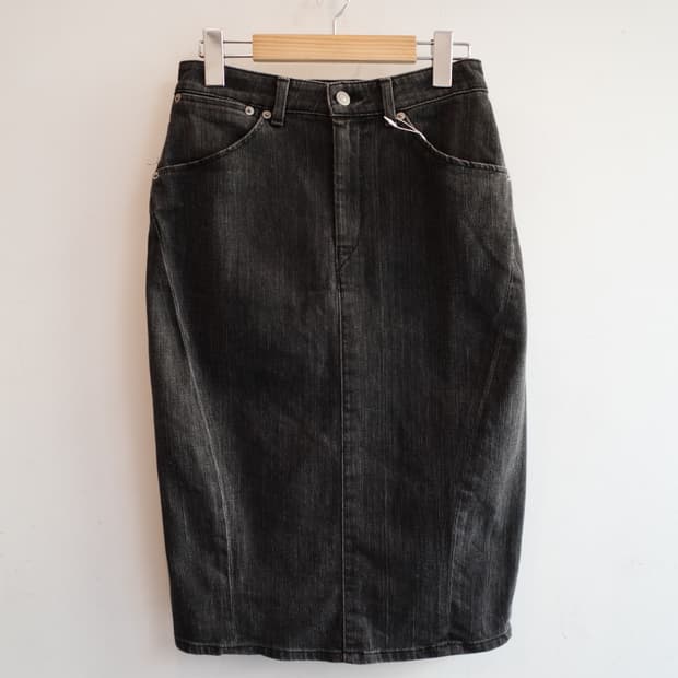 리바이스 ENGINEERED JEANS 흑청 스커트 (26인치)