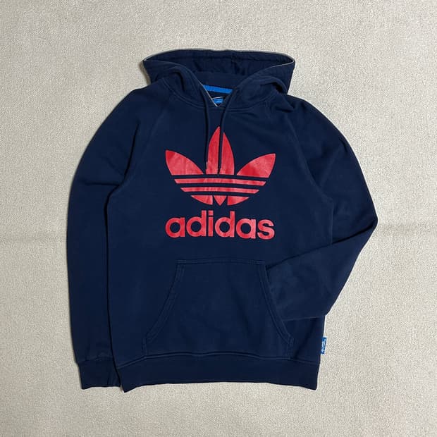 아디다스 트레포일 기모 후디