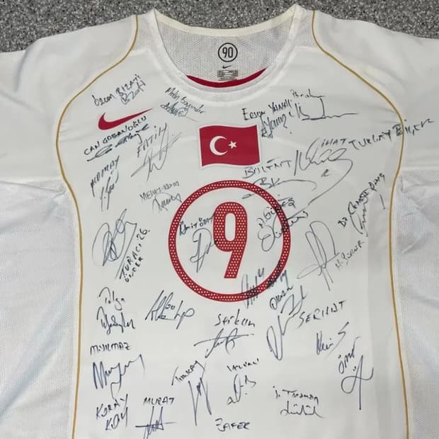 튀르키예(터키) 04/06 어웨이 싸인 유니폼 XL 긴팔