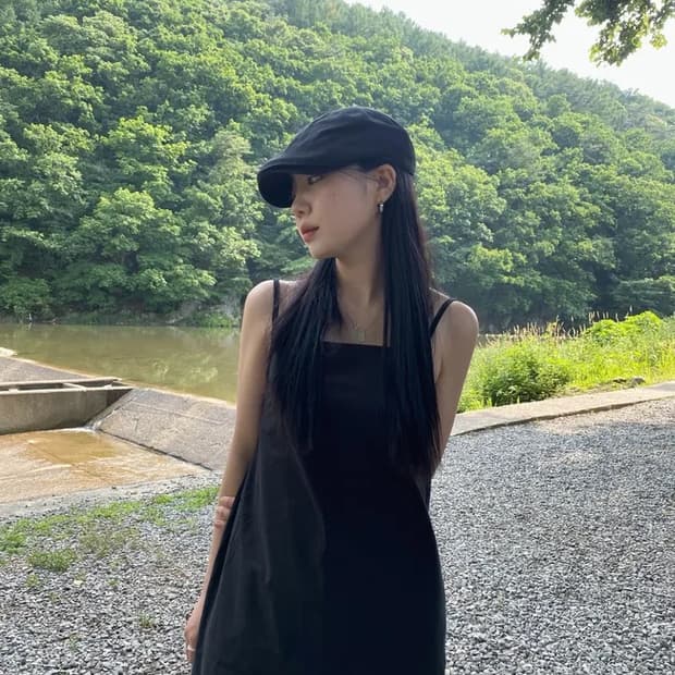 패닝 포멀 헌팅캡 블랙