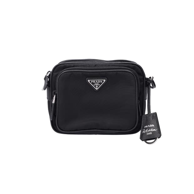 프라다 1BH153 메신저 백 나일론 블랙