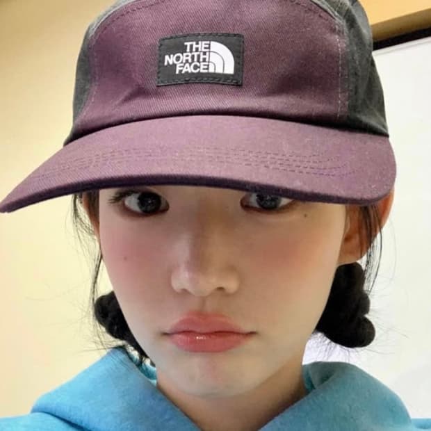 노스페이스 보라색 패널캡 삽니다