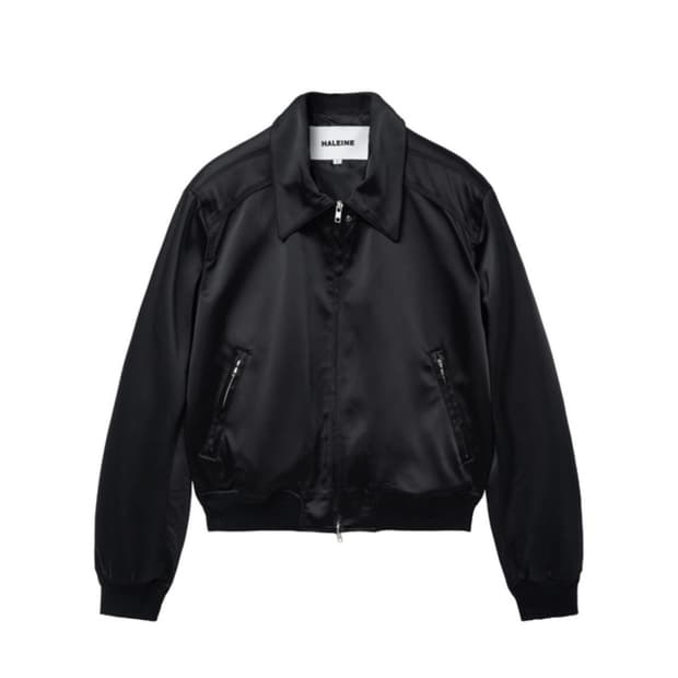 1) 알렌느 HALEINE SATIN STRUCTURED BLOUSON