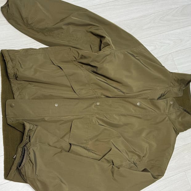 유니클로U 리버서블 블루종, 플리스 L