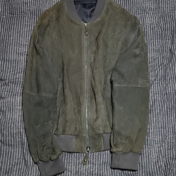 마티스 더 큐레이터 이태리 고트 스킨 스웨이드 봄버 1size