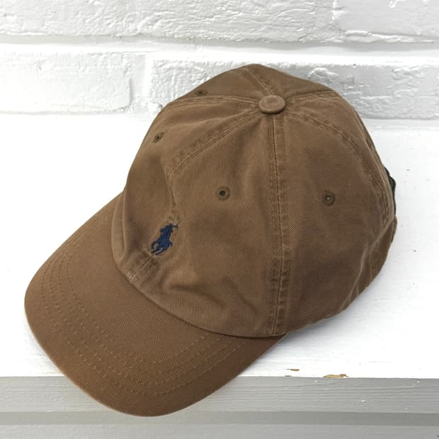 폴로 브라운 볼캡