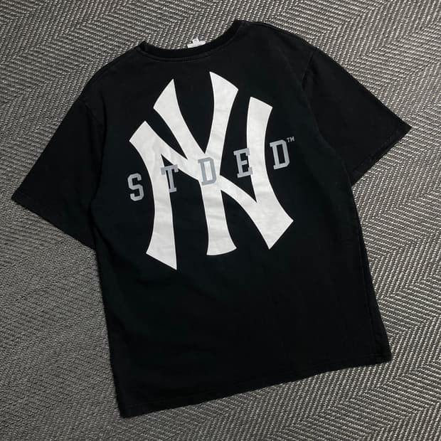 The clan 뉴욕 양키스 빅로고 반팔 티셔츠 y 5135