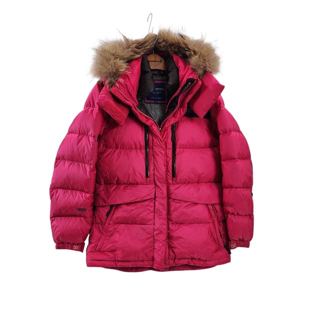 [90] DISCOVERY 디스커버리 구스다운 라쿤퍼 패딩