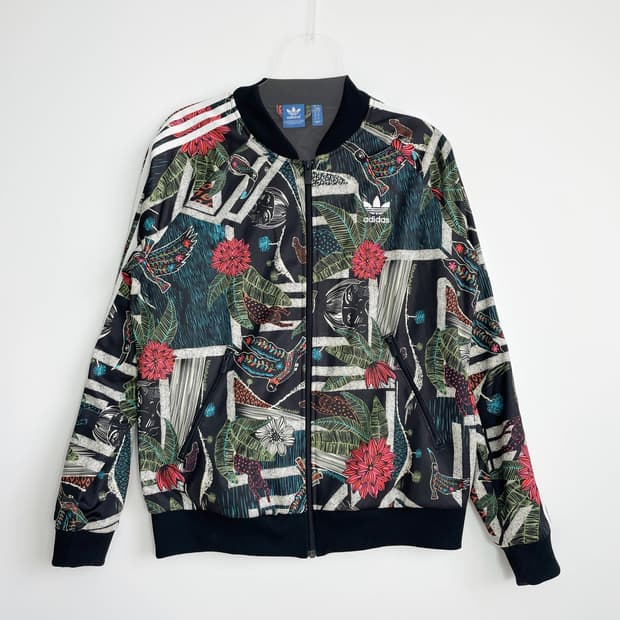 B1 아디다스 싸일로 플로레스 파이어버드 트랙탑 져지 M사이즈