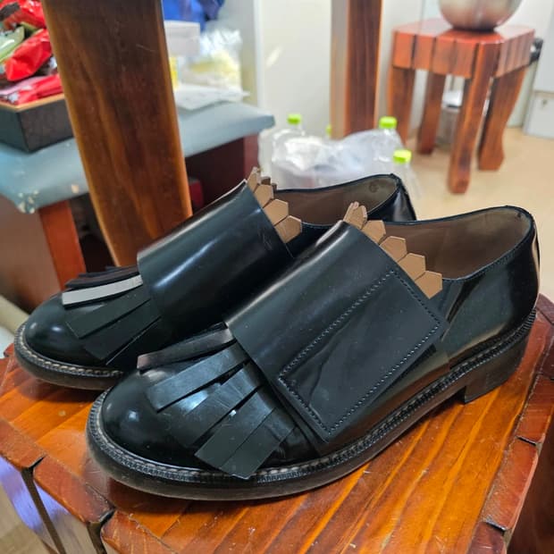 [250] 마르니 벨크로 프린지 로퍼 39