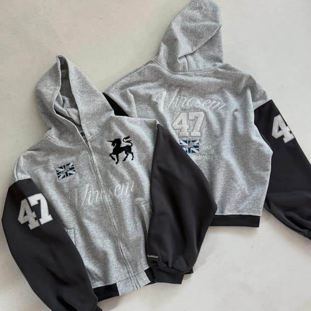 빈티지 유니콘 자수 후드집업(거래수수료제가부담합니다!!)