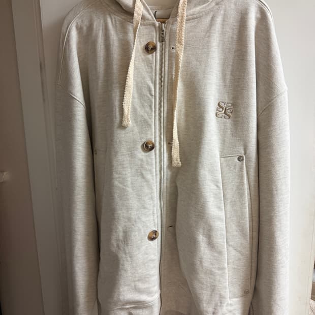 세터 후드집업 아이보리 XL