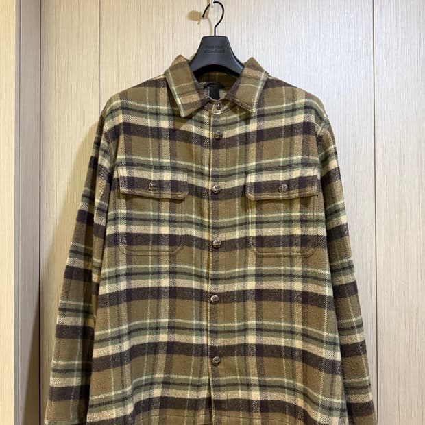 크롬하츠 워크독 체크 플란넬 셔츠