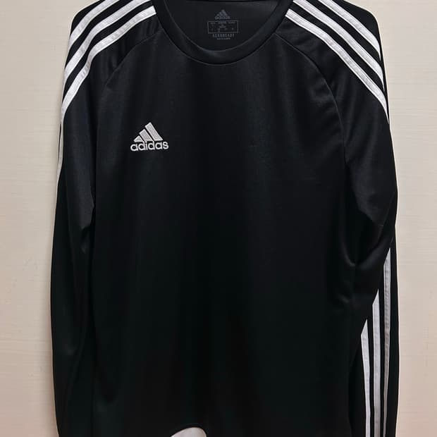아디다스 긴팔 티셔츠 XL 검정