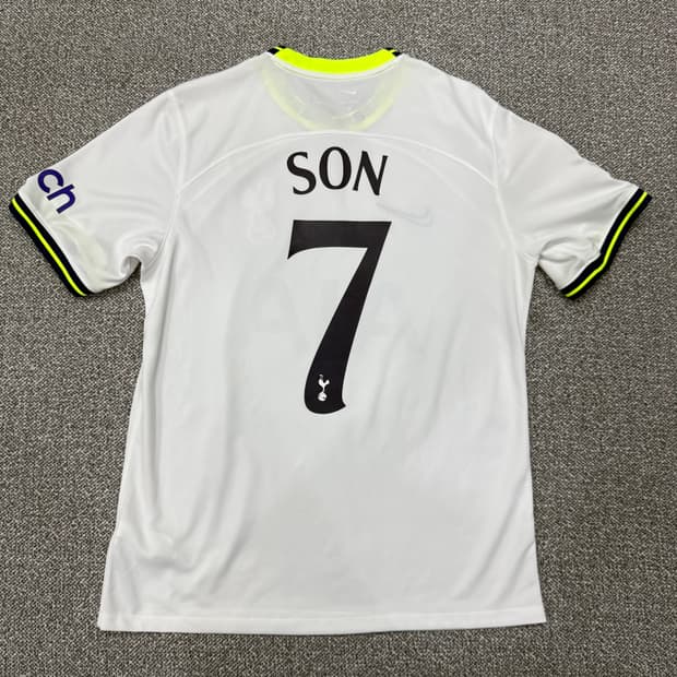 M 나이키 토트넘 FC 축구팀 Son 7 손흥민 마킹 유니폼 반팔 티셔츠