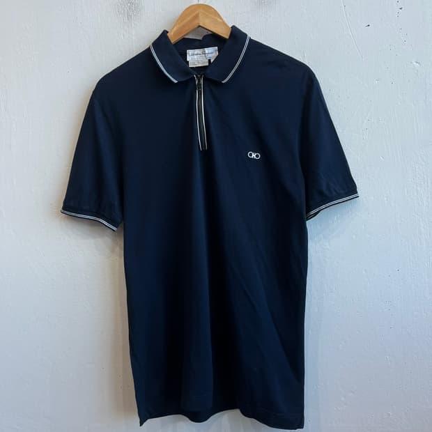 페레가모 하프집 PK티셔츠 카라티 Made in ITALY