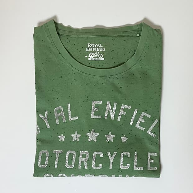 [ROYAL ENFIELD] Speckle Graphic T-Shirt