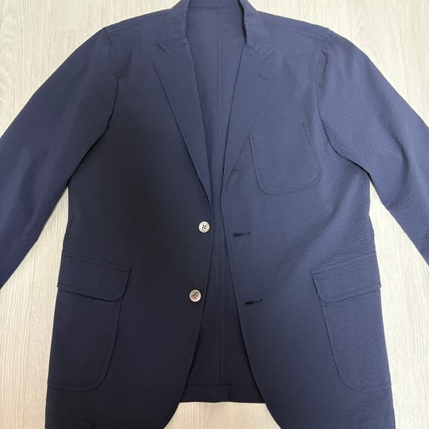 빔즈플러스 시어서커 재킷