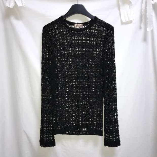 Comme des garcons  flower pattern blouse