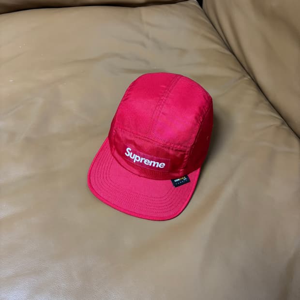Supreme 슈프림 레드 캠프캡 모자 (Cordura Red)