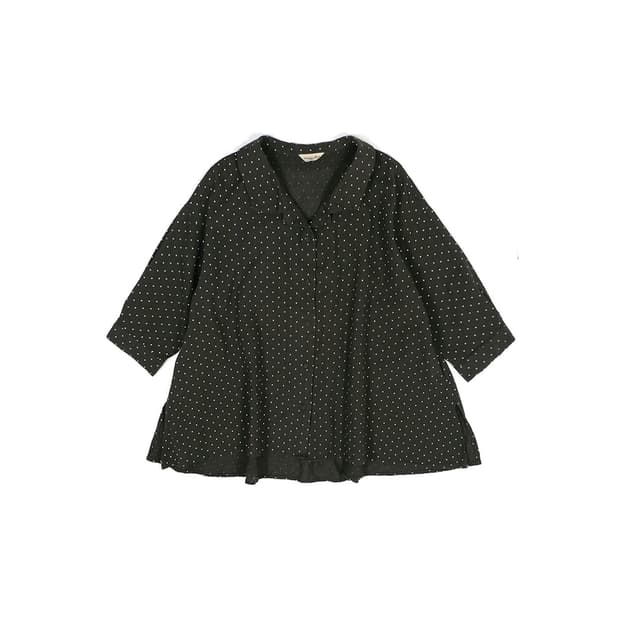 Samansa Mos2 dot shirt jacket