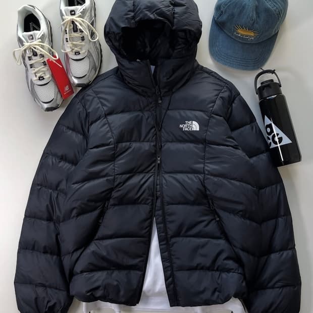 노스페이스 루타 다운 자켓 rds 블랙 90 (s)