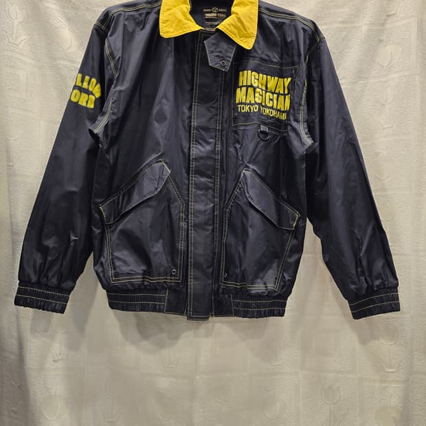 옐로우콘 올드스쿨 빈티지 자켓 라이더자켓 바람막이 95