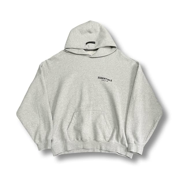 [2XL] 에센셜 Fear of God 후드티 그레이
