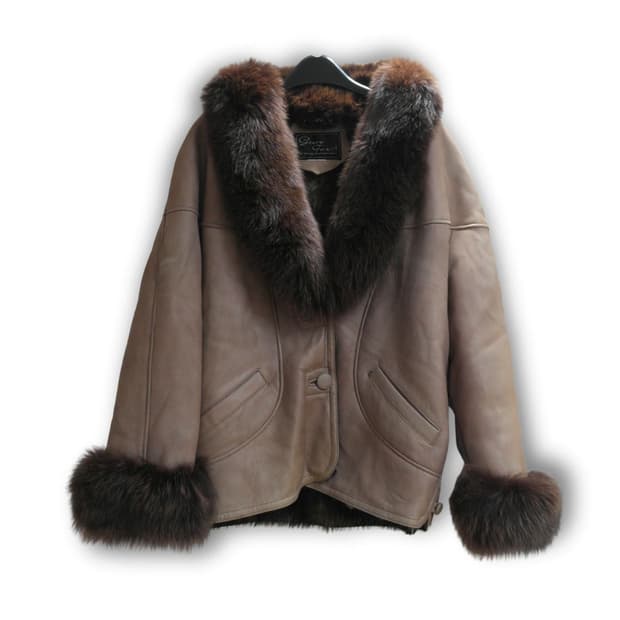 양털 무스탕 자켓