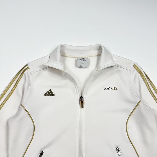 아디다스 오리지널 화이트 골드 트랙탑 져지 (S 여성추천)