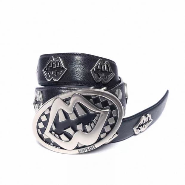 Retro Oil Wax Leather Lip Belt