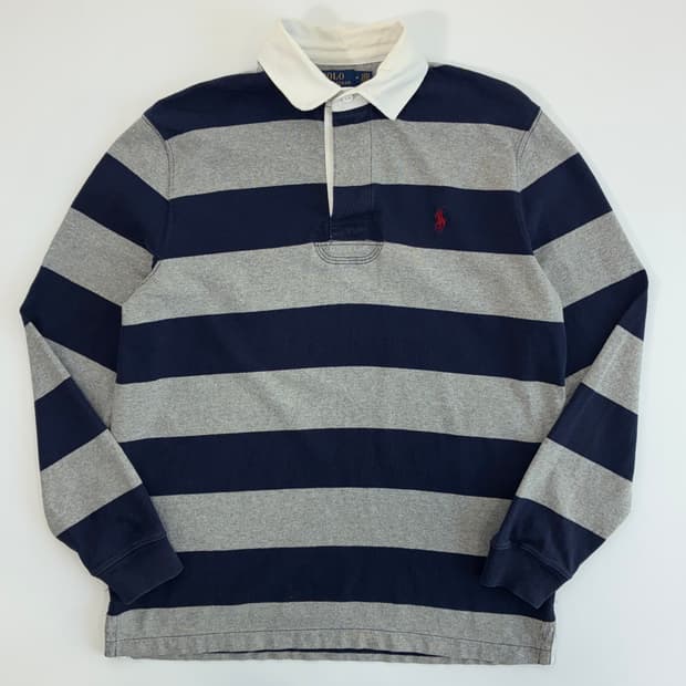Polo 폴로 랄프로렌 신형 배색 아이코닉 럭비티