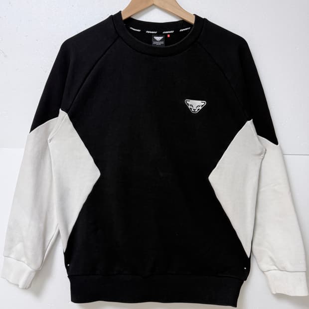 다이나핏 배색 맨투맨 블랙 95 데일리