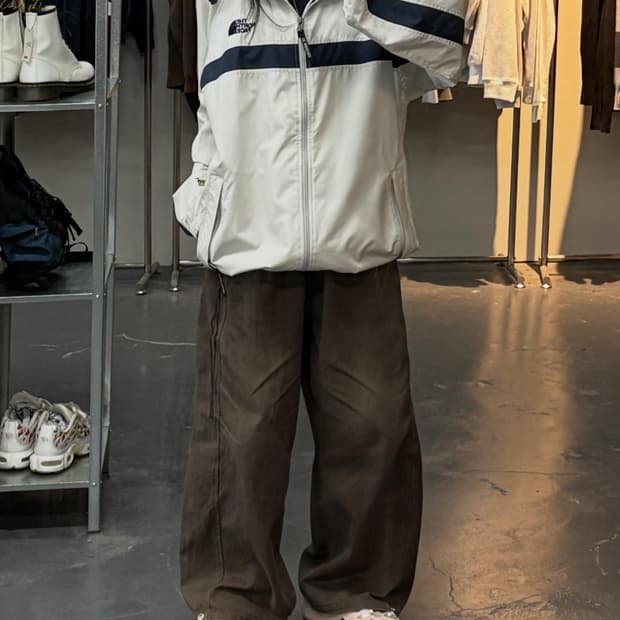 노스페이스 og 배색 디테일 바람막이재킷 A2437