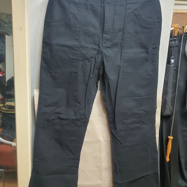 폴프랭크 블랙팬츠 34