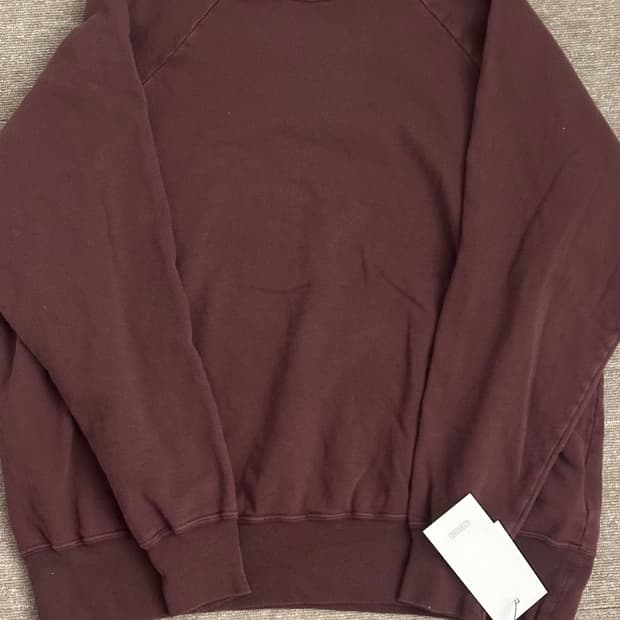 아프레쎄 빈티지 스웻 버건디 3