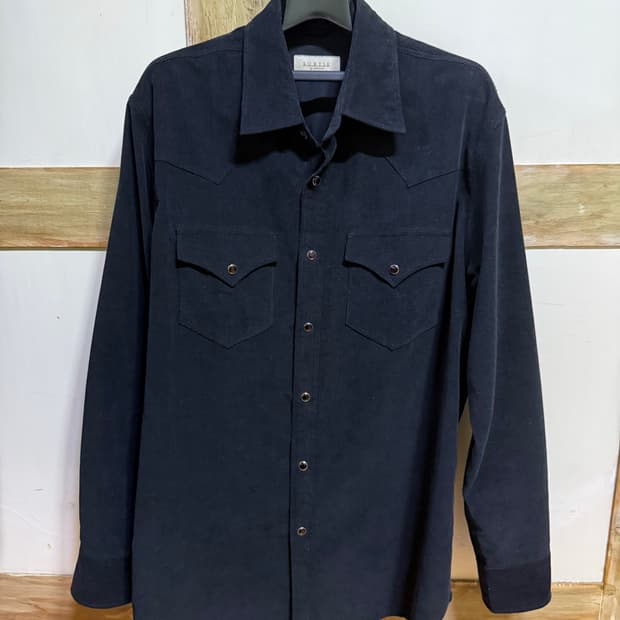 솔티 코듀로이 스웨이드 셔츠 L (새상품급)