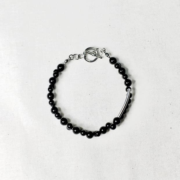 Handmade bracelet (black olive 02 )