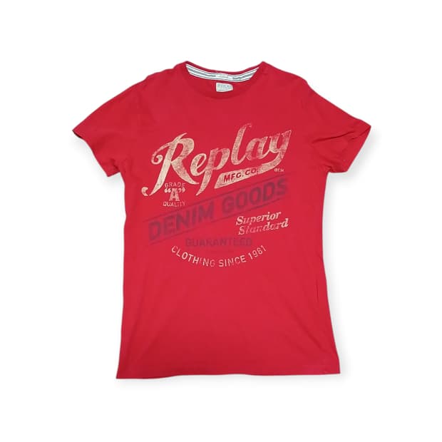 리플레이 반팔 티셔츠