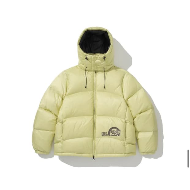 테켓 옐로우 패딩 S