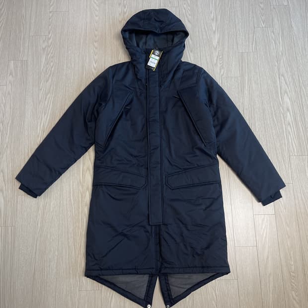 언더아머 UA 롱 코트 벤치 코트 블랙