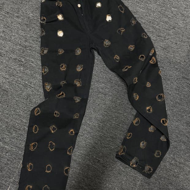 오토링거 ottolinger | burn denim holes jeans