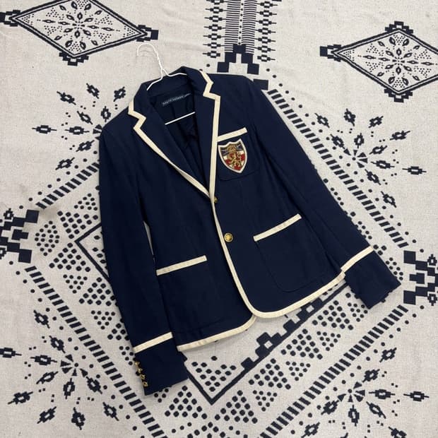 폴로 랄프로렌 금장 엠블럼 와펜 클래식 블레이저 2 P00054