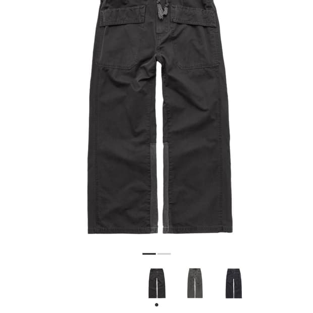 M)폴리테루 파라팬츠 차콜