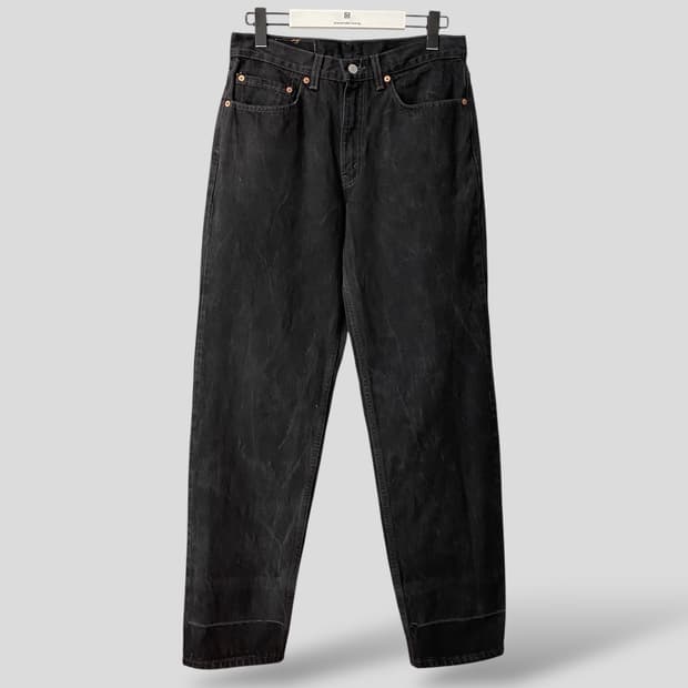 (32)90s 리바이스550 흑청 데님 청바지